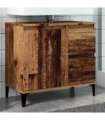vidaXL Sink Cabinet Old Wood 65x33x60 cm Engineered Wood — V0672039565