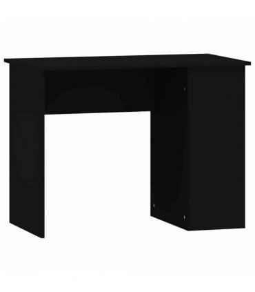 vidaXL Desk Black 100x55x75 Engineered Wood