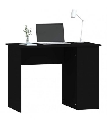 vidaXL Desk Black 100x55x75 Engineered Wood