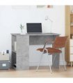 vidaXL Desk Concrete Grey 100x55x75 Engineered Wood