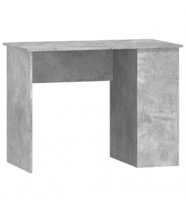 vidaXL Desk Concrete Grey 100x55x75 Engineered Wood