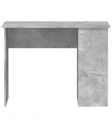 vidaXL Desk Concrete Grey 100x55x75 Engineered Wood