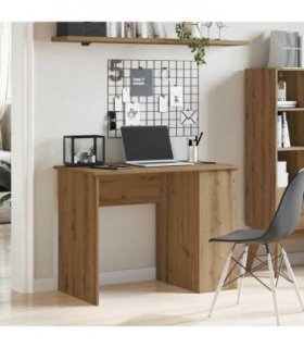 vidaXL Desk Artisan Oak 100x55x75 cm Engineered Wood