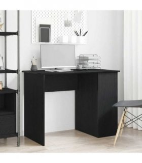 vidaXL Desk Black Oak 100x55x75 cm Engineered Wood