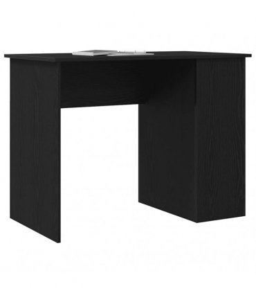 vidaXL Desk Black Oak 100x55x75 cm Engineered Wood