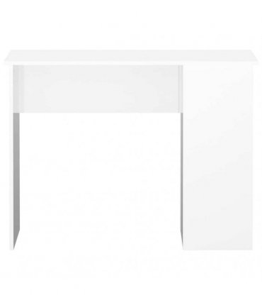 vidaXL Desk High Gloss White 100x55x75 Engineered Wood