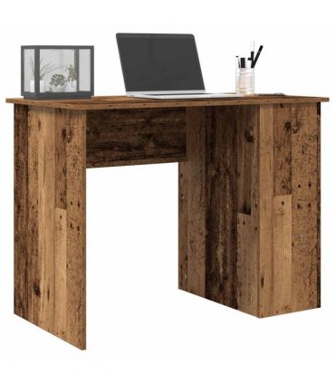 vidaXL Desk Old Wood 100x55x75 cm Engineered Wood