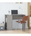 vidaXL Desk Grey Sonoma 100x55x75 cm Engineered Wood