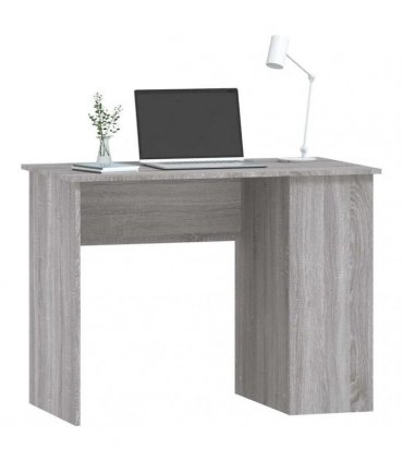 vidaXL Desk Grey Sonoma 100x55x75 cm Engineered Wood