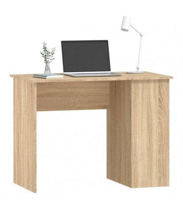 vidaXL Desk Sonoma Oak 100x55x75 cm Engineered Wood