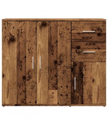vidaXL Sideboard Old Wood 91x29.5x75 cm Engineered Wood