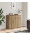 vidaXL Sideboard Artisan Oak 91x29.5x75 cm Engineered Wood