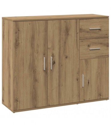 vidaXL Sideboard Artisan Oak 91x29.5x75 cm Engineered Wood