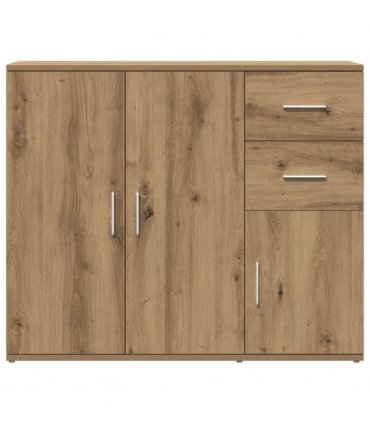 vidaXL Sideboard Artisan Oak 91x29.5x75 cm Engineered Wood