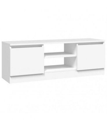 vidaXL TV Cabinet with Door White 102x30x36 cm