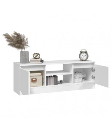 vidaXL TV Cabinet with Door White 102x30x36 cm