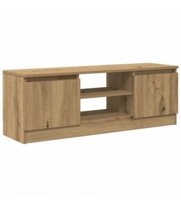 vidaXL TV Cabinet Artisan Oak 102x30x36 cm Engineered Wood