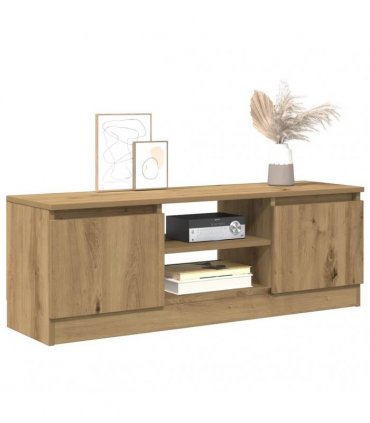 vidaXL TV Cabinet Artisan Oak 102x30x36 cm Engineered Wood