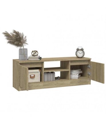 vidaXL TV Cabinet with Door Sonoma Oak 102x30x36 cm