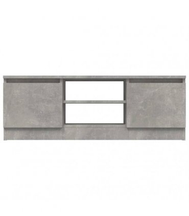 vidaXL TV Cabinet with Door Concrete Grey 102x30x36 cm