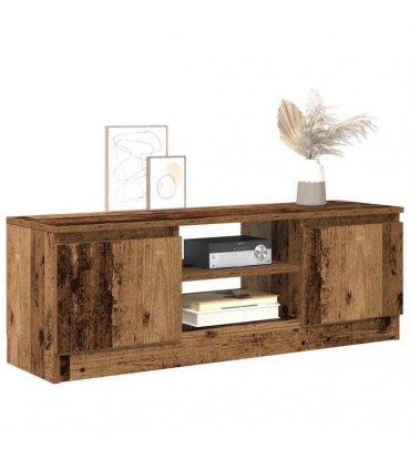 vidaXL TV Cabinet Old Wood 102x30x36 cm Engineered Wood