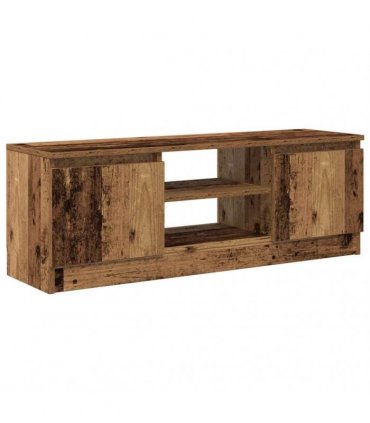 vidaXL TV Cabinet Old Wood 102x30x36 cm Engineered Wood