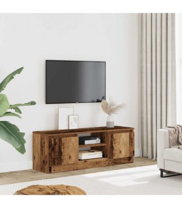 vidaXL TV Cabinet Old Wood 102x30x36 cm Engineered Wood