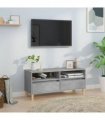 vidaXL TV Cabinet Concrete Grey 100x34.5x44.5 cm Engineered Wood