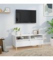 vidaXL TV Cabinet White 100x34.5x44.5 cm Engineered Wood
