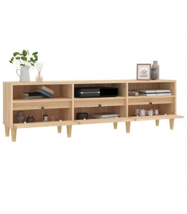 vidaXL TV Cabinet Sonoma Oak 150x30x44.5 cm Engineered Wood