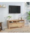 vidaXL TV Cabinet Sonoma Oak 100x34.5x44.5 cm Engineered Wood
