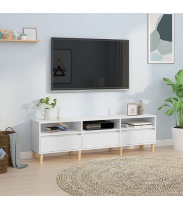 vidaXL TV Cabinet White 150x30x44.5 cm Engineered Wood
