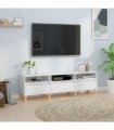 vidaXL TV Cabinet White 150x30x44.5 cm Engineered Wood