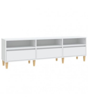 vidaXL TV Cabinet White 150x30x44.5 cm Engineered Wood