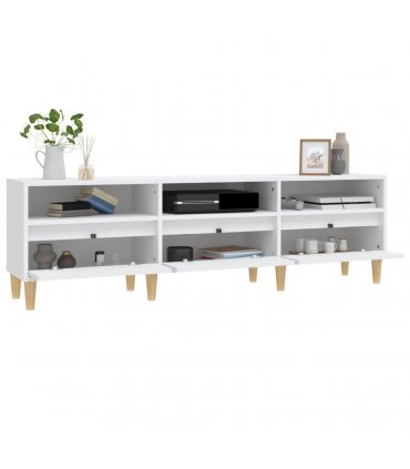 vidaXL TV Cabinet White 150x30x44.5 cm Engineered Wood