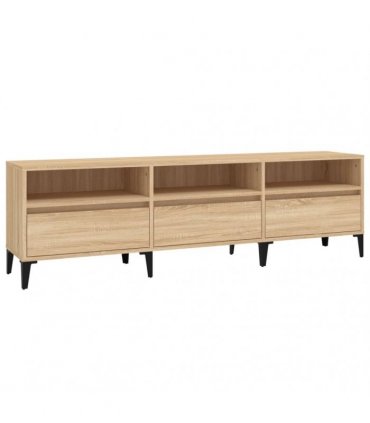 vidaXL TV Cabinet Sonoma Oak 150x30x44.5 cm Engineered Wood — V0672039618