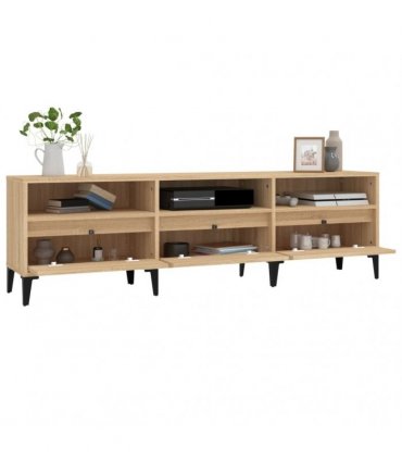 vidaXL TV Cabinet Sonoma Oak 150x30x44.5 cm Engineered Wood — V0672039618