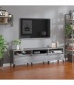vidaXL TV Cabinet Grey Sonoma 150x30x44.5 cm Engineered Wood