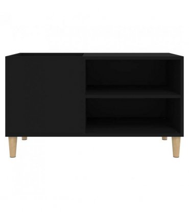 vidaXL Record Cabinet | Black | Engineered wood | Medium | Record Cabinet — Size: 84.5 x 38 x 48 cm