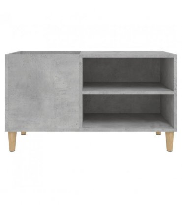 vidaXL Record Cabinet Concrete Grey 84.5x38x48 cm Engineered Wood — Size: 84.5 x 38 x 48 cm