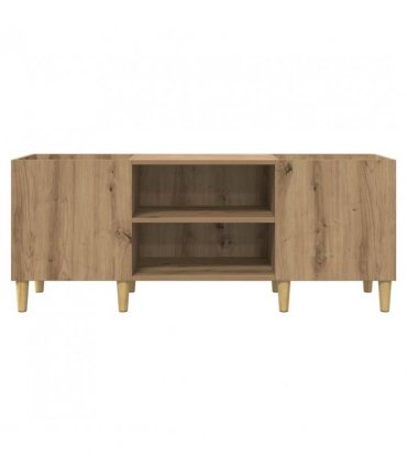 vidaXL Record Cabinet Artisan Oak 121 x 38 x 48 cm Engineered Wood