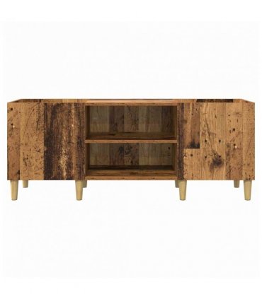 vidaXL Record Cabinet Old Wood 121 x 38 x 48 cm Engineered Wood