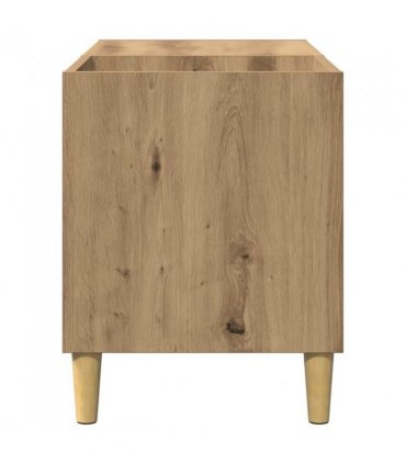 vidaXL Record Cabinet Artisan Oak 84.5x38x48 cm Engineered Wood — Size: 84.5 x 38 x 48 cm
