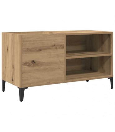 vidaXL Record Cabinet Artisan Oak 84.5x38x48 cm Engineered Wood — Size: 84.5 x 38 x 48 cm — V0672039654
