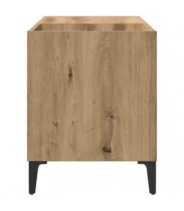vidaXL Record Cabinet Artisan Oak 84.5x38x48 cm Engineered Wood — Size: 84.5 x 38 x 48 cm — V0672039654