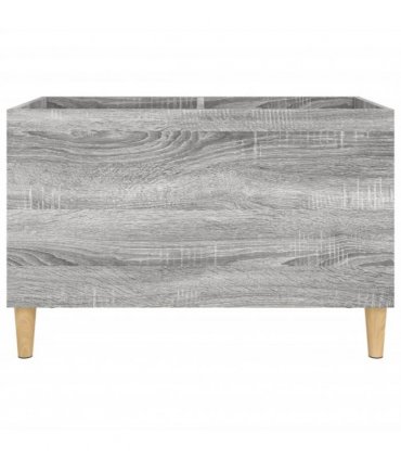 vidaXL Record Cabinet Grey Sonoma 74.5x38x48 cm Engineered Wood