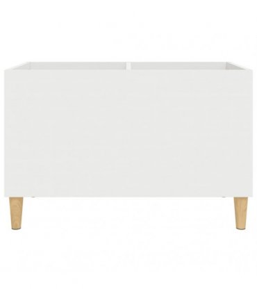 vidaXL Record Cabinet White 74.5x38x48 cm Engineered Wood