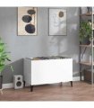 vidaXL Record Cabinet | High-gloss white | Engineered wood, metal | Medium — Colour: high gloss white