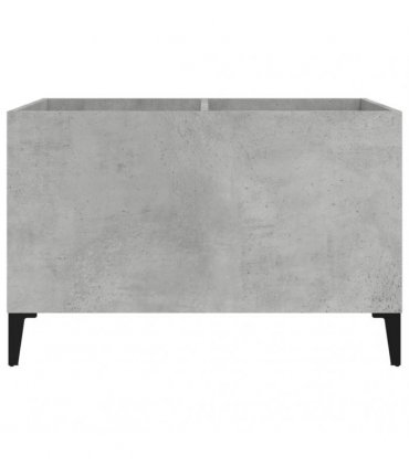 vidaXL Record Cabinet Concrete Grey 74.5x38x48 cm Engineered Wood