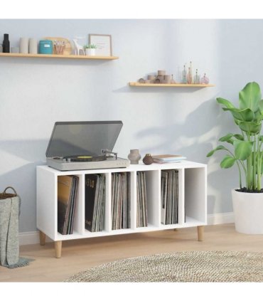 vidaXL Record Cabinet | White | Engineered wood | 100x38x48 cm | Record Cabinet